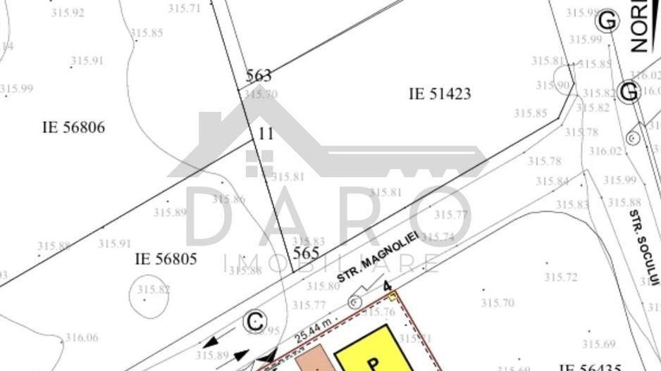 Vand teren 10arii cartier Horgosa cu Autorizatie de Construire obtinuta - Poză 1