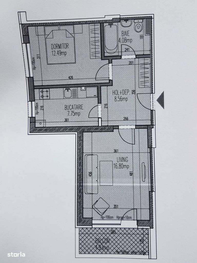 Apartament 2 camere – 50 mp | Metrou 5 min - Poză 12