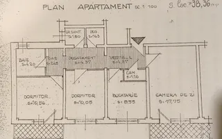 Apartament 3 camere renovat, complet mobilat – Zona Politehnica, Panoramic View - Poză 13