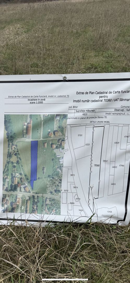 Teren 4820 mp in Băile 1 Mai/ Haieu / 53 euro mp - Poză 3