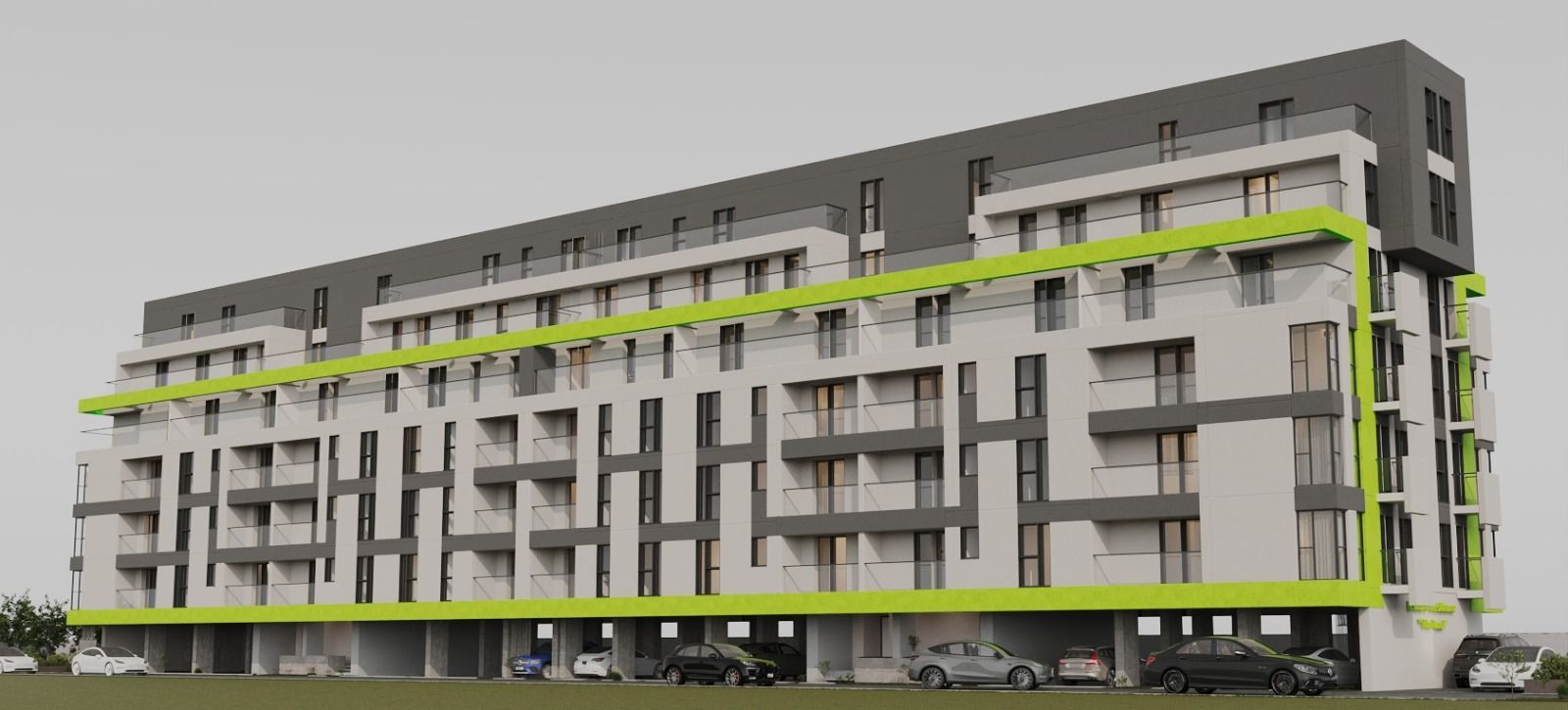 Proiect rezidențial nou – Apartamente  cu 2 camere și penthouse-uri - Poză 10