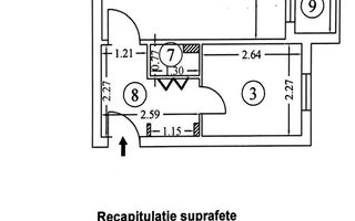 Apartament 2 camere renovat bloc reabilitat Drumul Taberei 34 - Schiță 5