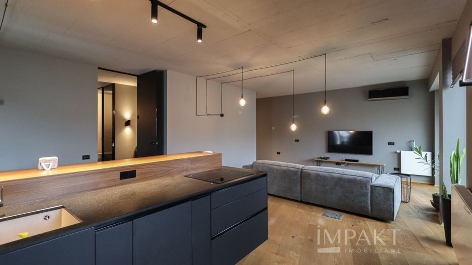 Apartament cu doua camere, stil industrial, zona Parcului Central! - Poză 13