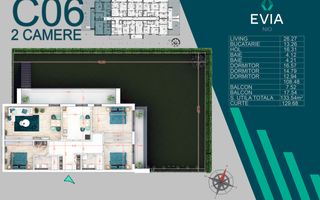 Apartament 4 camere cu Gradina Proprie- Mutare Rapida - Schiță 1