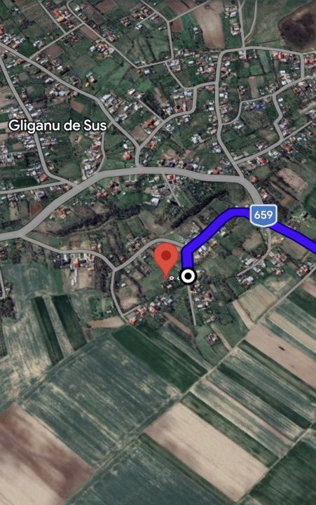 Teren intravilan 6500 mp- Gliganu de Sus - Rociu - Poză 2