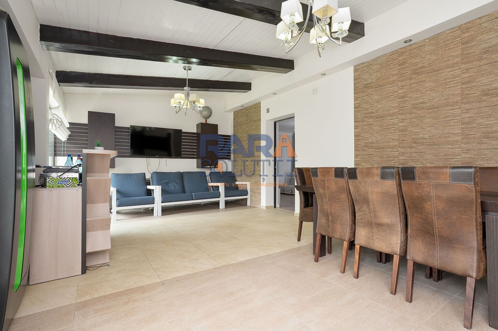 Casă 4 camere / două băi (mobilată și utilată) 860 mp teren - Poză 2