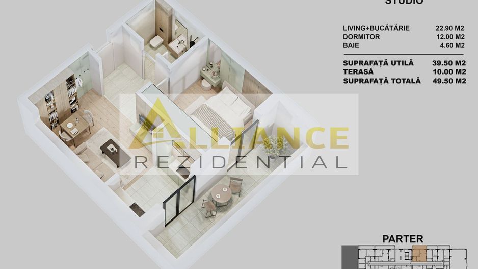 APARTAMENTE NOI CU CURTE PROPRIE | STR. BIRUINTEI I METROU - Poză 1