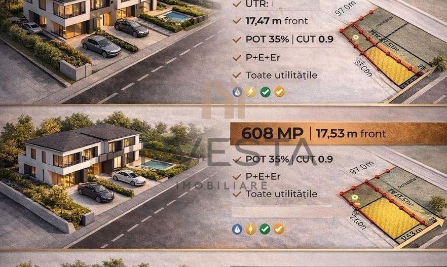 Teren cu Puz aprobat autorizabil imediat pentru 3 duplexuri! - Poză 4