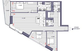 Apartament 4 camere si parcare - inchiriere - Barbu Vacarescu-Floreasca - Schiță 18