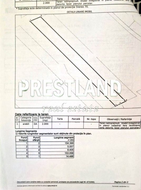 Teren 2.000 mp zona Câmpșor !! - Poză 3