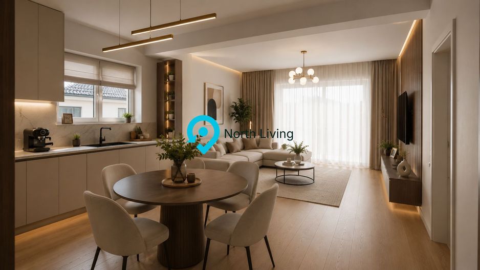 Vilă modernă | 4 camere | Ansamblu privat | Curte mare - Poză 3