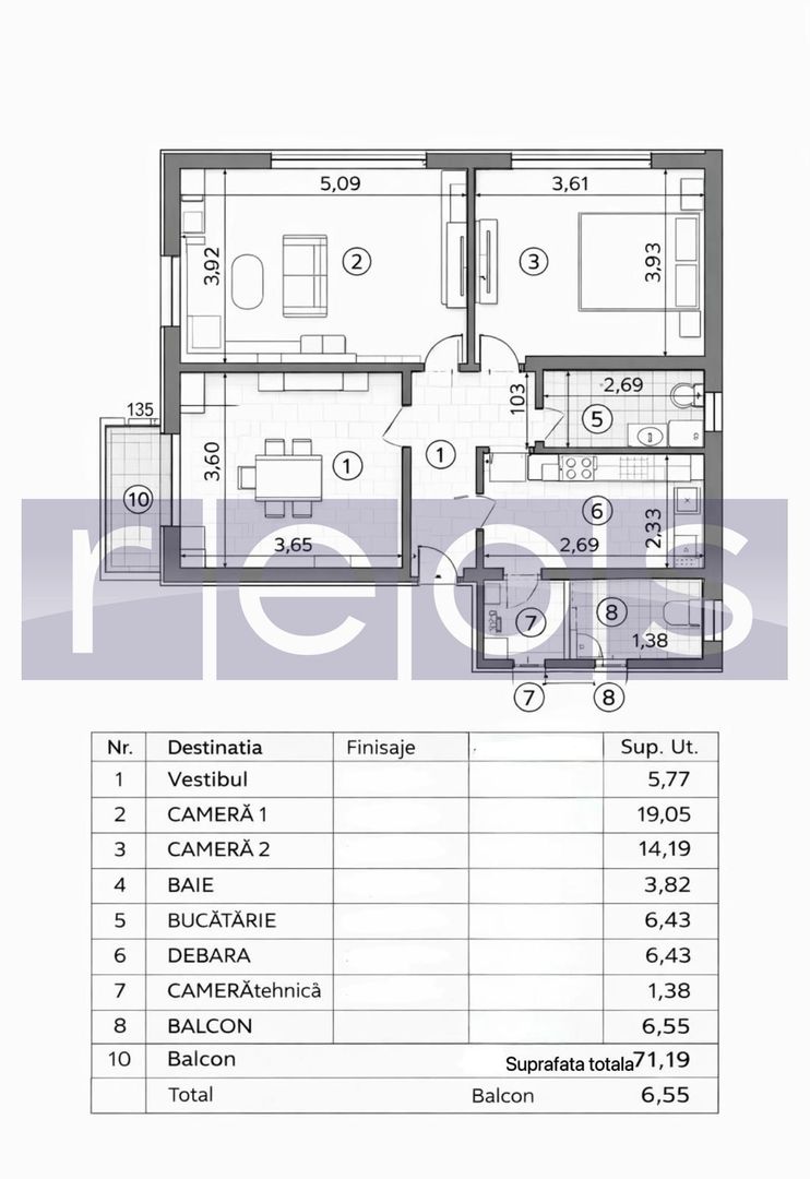 PRIMAVERII | VANZARE APARTAMENT 3 CAMERE | LUX | 71 MP | NOU RENOVAT - Poză 36
