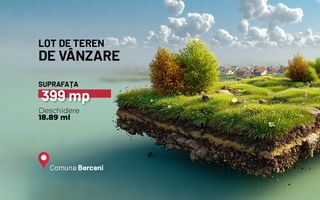Teren intravilan 399 mp, zona excelenta in Comuna Bercenni, Ilfov - Poză 1