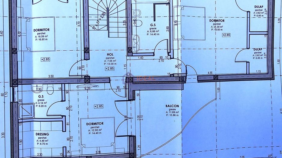 Casa Individuala Moderna cu 5 camere si 668 mpu curte, in Cristian - Schiță 8