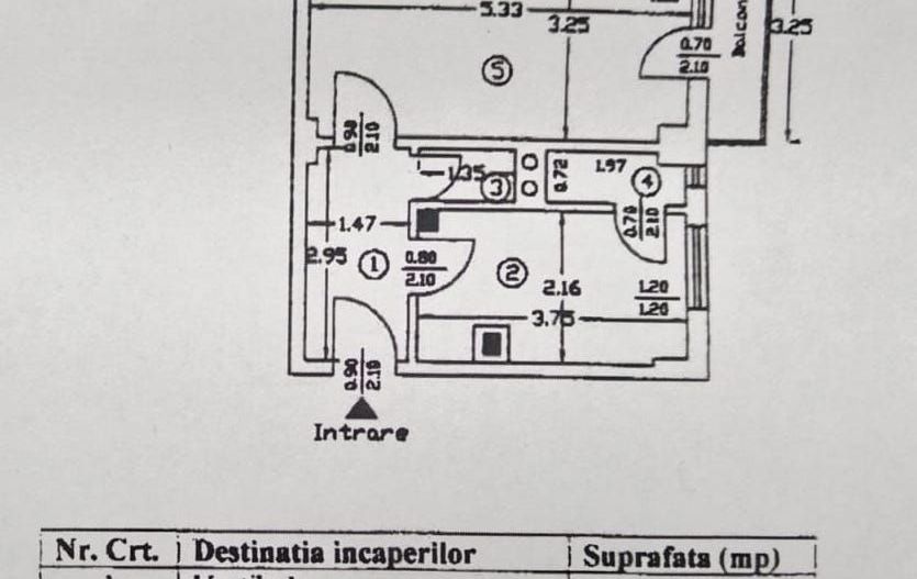 APARTAMENT 2 CAMERE | CRANGASI | OPORTUNITATE - Schiță 11