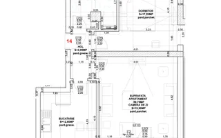 Apartament 2 camere Sibiu - imobil NOU - Schiță 15
