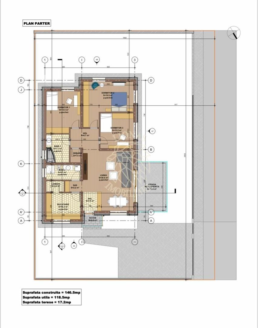 Casa 4 camere 118 mp+terasa 16 mp-teren 1000 mp-Zona Str. Ghinzii - Poză 7