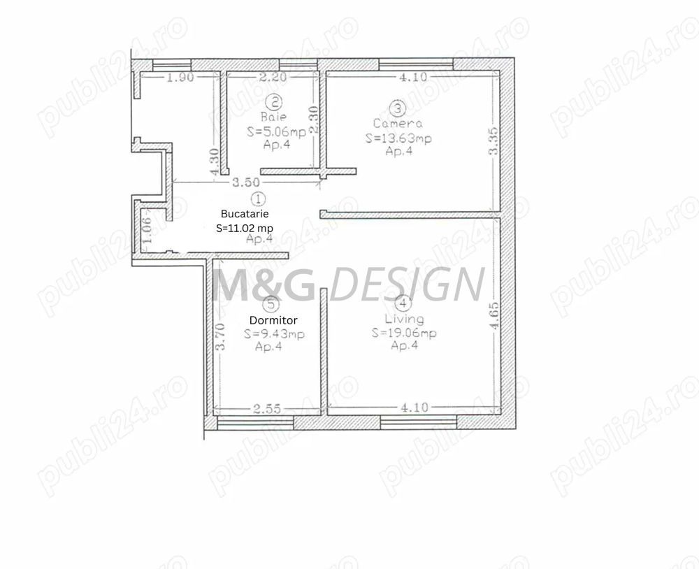 Apartament 3 camere Giarmata Vii - Poză 9