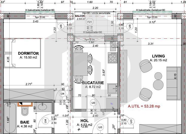 Doamna Stanca | Apartament Decomandat | 2 Camere Etaj 1 Piata rahovei - Poză 1