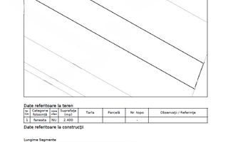 Teren extravilan I 2400 mp I Arabil I Teren drept I Cristian - Poză 1
