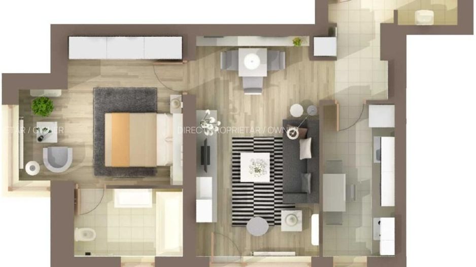 Apartament 2 camere de inchiriat - Poză 3