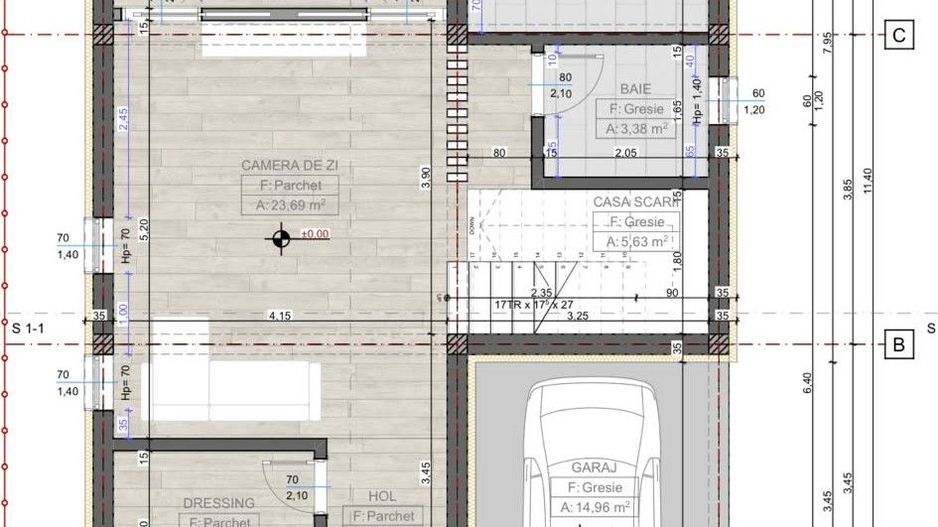 Casa P+1 pe strada Stegan Cel Mare - Carcea - Toate Utilitatile - Poză 4