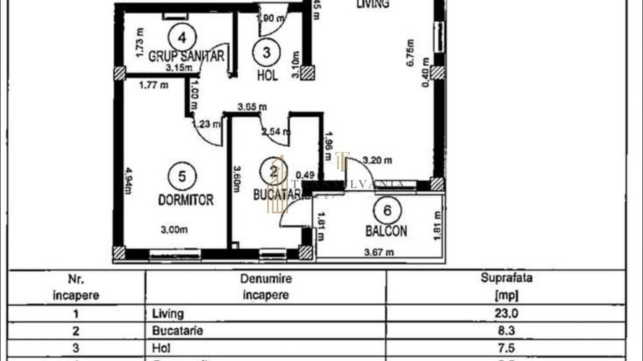 Apartament 2 camere, decomandat - Poză 6