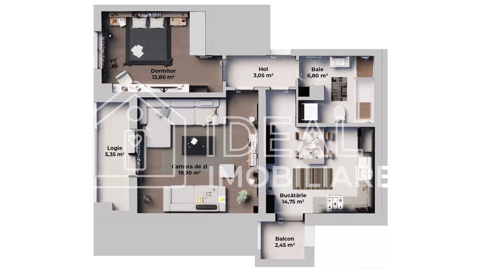 Apartament 2 camere si balcon– Calea Șurii Mici - Poză 11