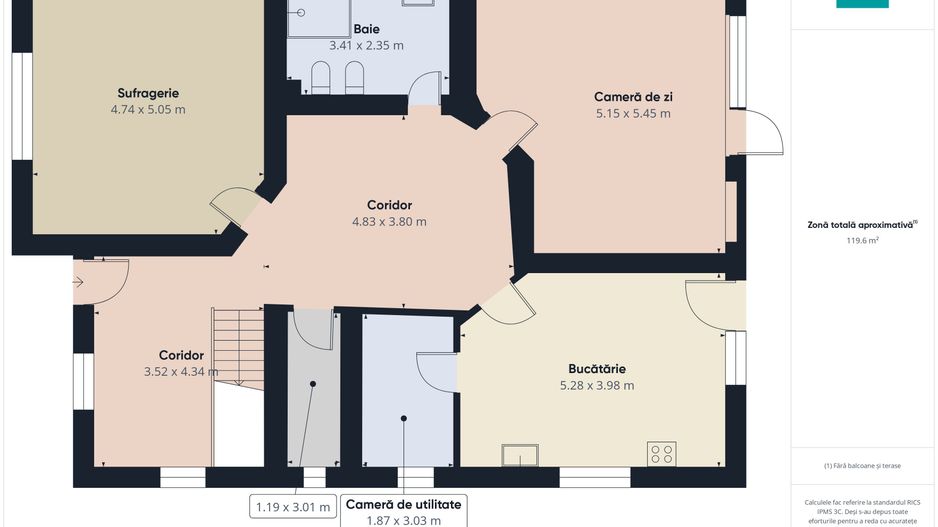 Vilă cu 7 camere de vânzare în zona Central - Poză 32