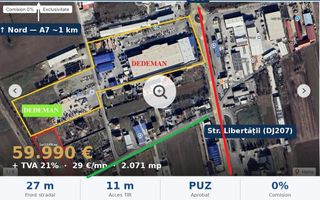 Teren industrial & comercial lângă Dedeman Roman! 📢 - Poză 1