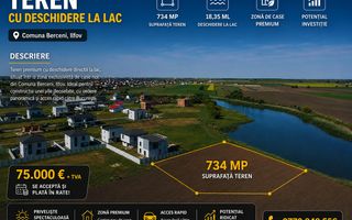 Locul Perfect pentru Casa Ta! Teren Exclusivist pe Malul Lacului - Poză 1