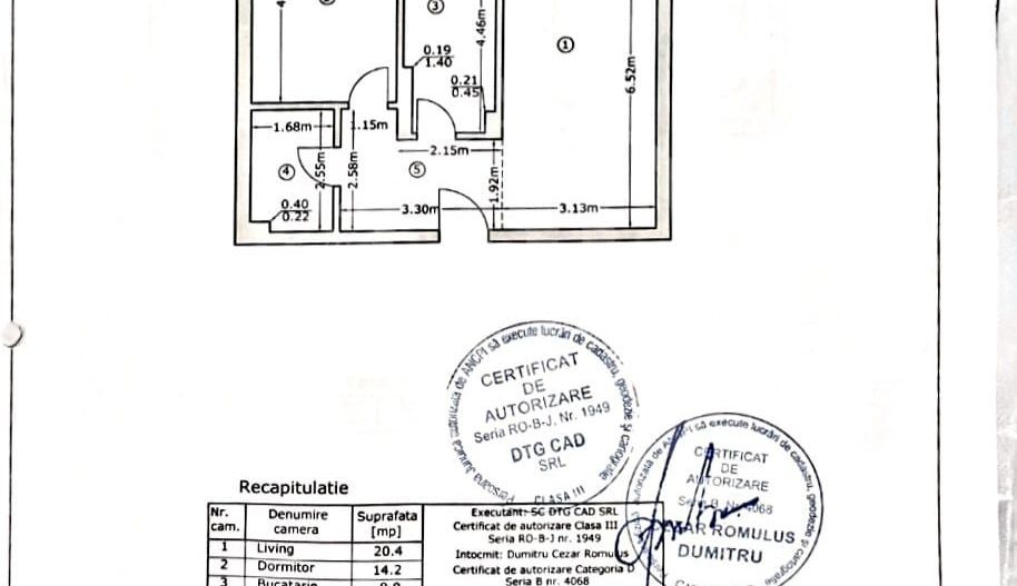 2 Camere cu Terasa Parcare subterana Inclusa-Titan Pallady - Schiță 11