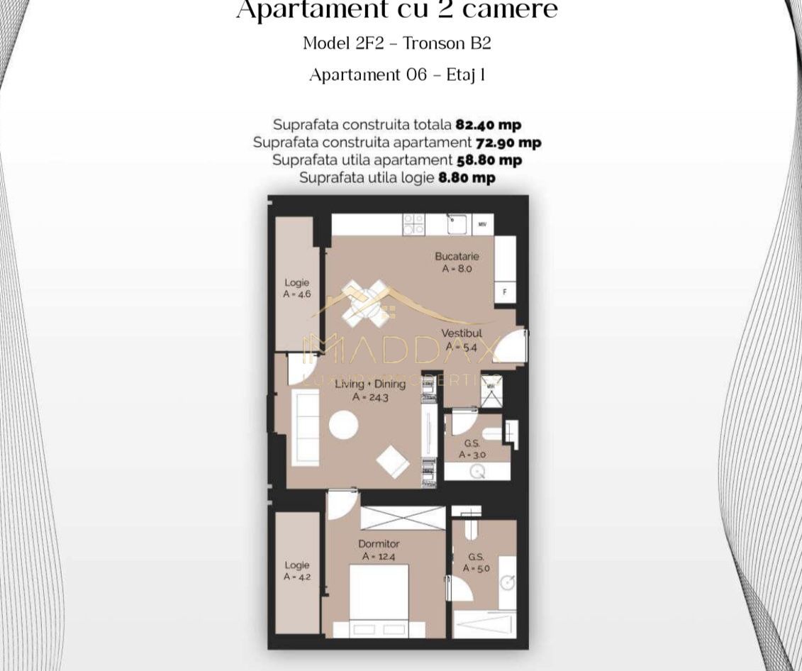 Proiect rezidențial // Apartamente 1-5 camere // Finalizare 2026 - Poză 52