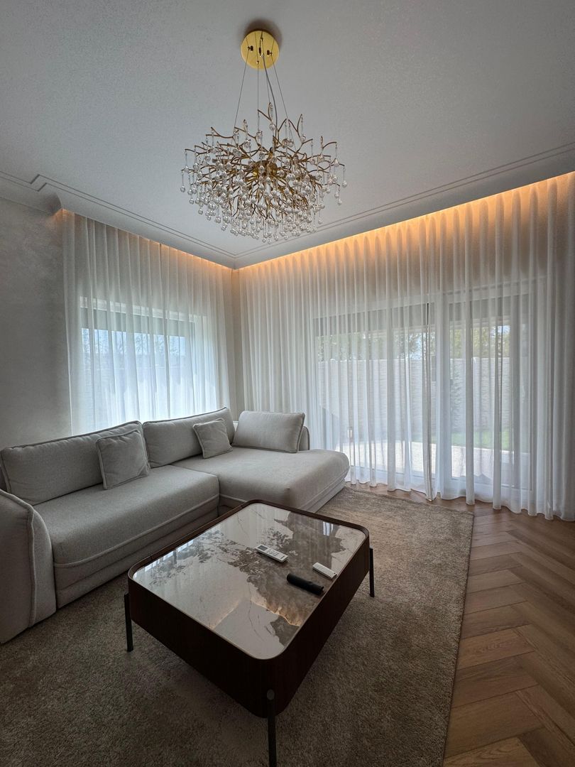 Vila mobilata ultra lux, curte mare, parcare acoperita-500 mp teren - Poză 4
