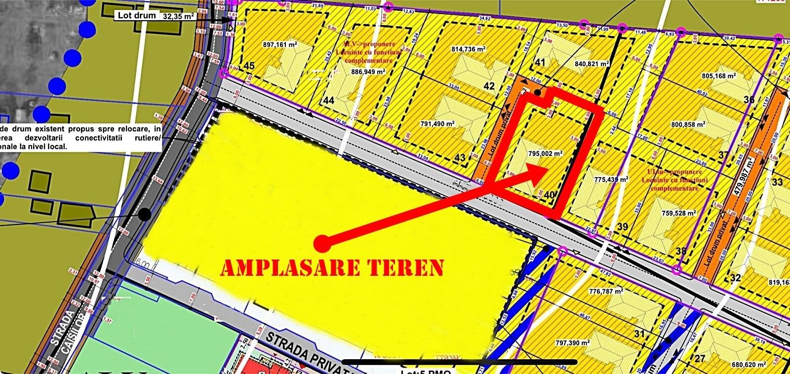 Teren intravilan 795 mp de vânzare pe strada Caișilor, Oradea - Poză 1