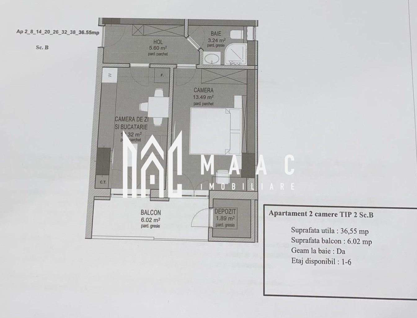 Apartament 2 Camere I Doamna Stanca I Dezvoltator I La Cheie - Poză 4