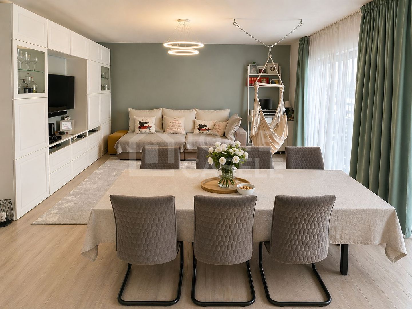 Apartament cu 2 camere, mobilat, utilat, zona Bună Ziua - Poză 1