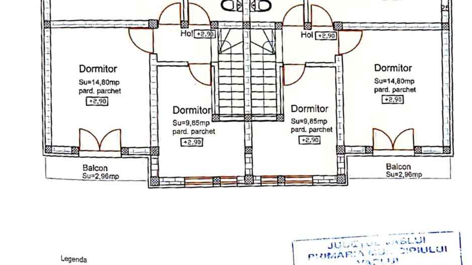 VILĂ P+1E tip DUPLEX și teren 328 mp, VASLUI zona KAUFLAND; - Poză 3