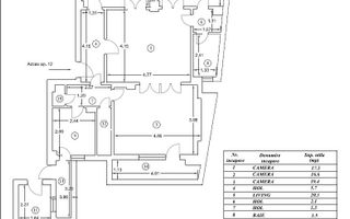 OPORTUNITATE | RENOVAT COMPLET | CISMIGIU | 102 MP UTILI - Schiță 21