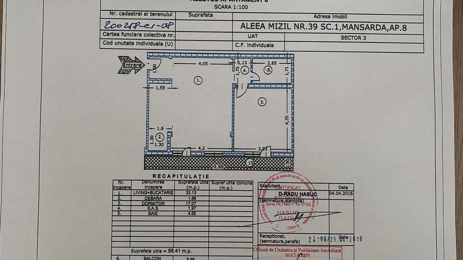 Apartament 2 camere, mobilat, parcare privata acoperita+boxa, Pallady - Poză 10