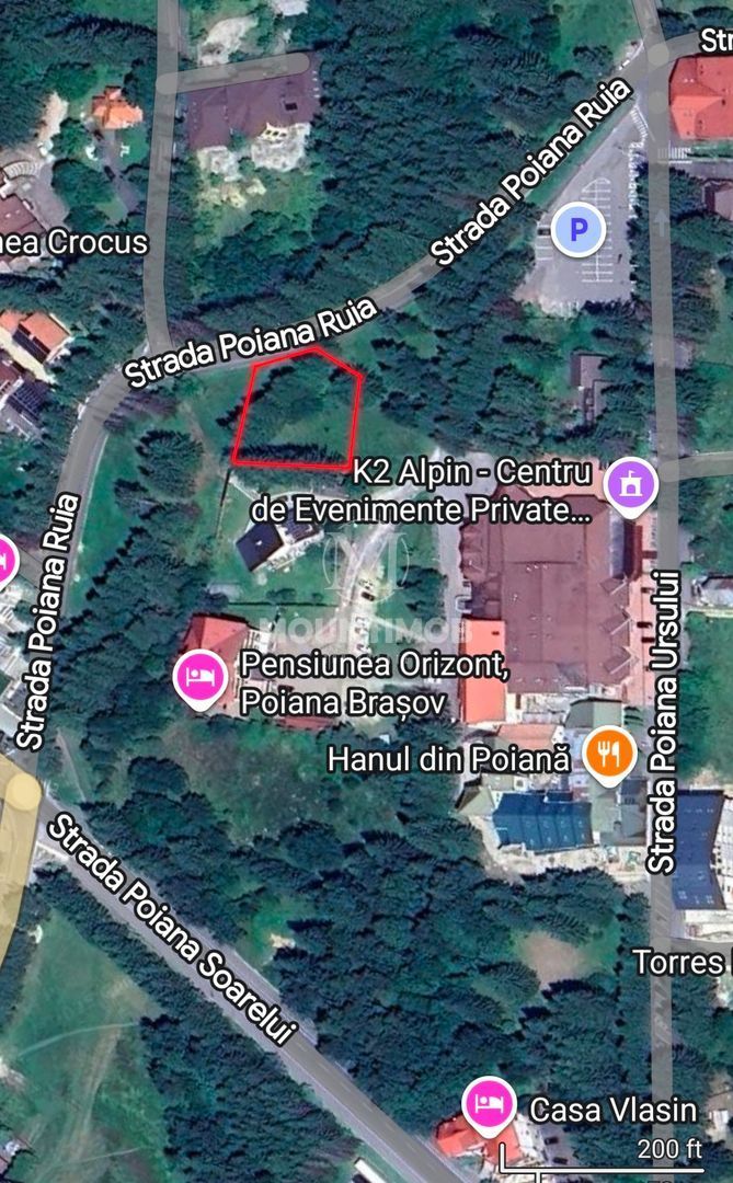 Teren intravilan în Poiana Brașov 1404 mp, str. Poiana Ruia - Poză 2