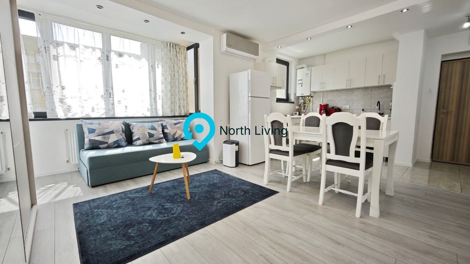 Studio decomandat 45 mp | Modern | Gară de Nord | Mobilat - Poză 1