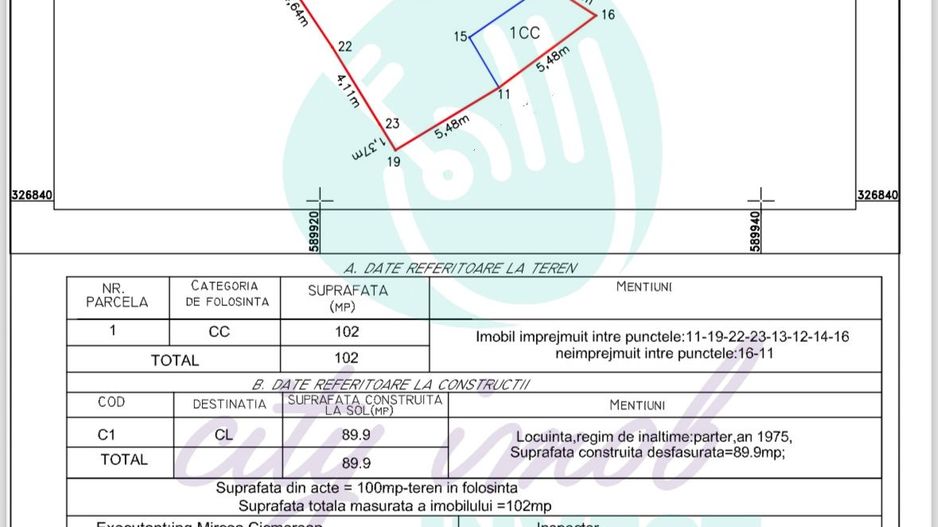 Casa formata din 2 corpuri cu TEREN 433 MP - Poză 16