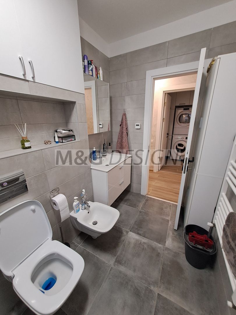 3 camere  bloc nou, 80 mp utili , balcon de 20 m - Poză 29