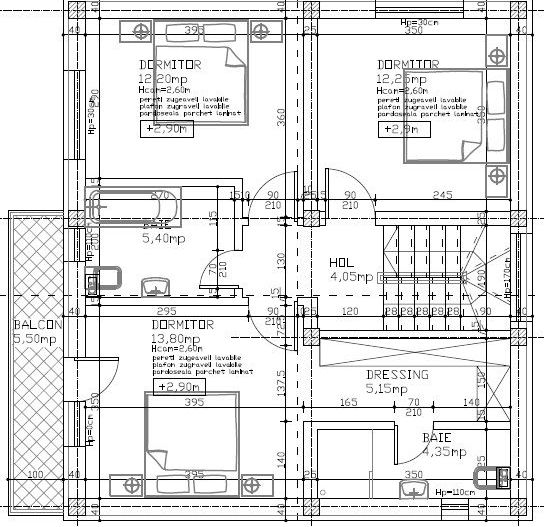 Casă individuală P+1+M Otopeni - Schiță 13