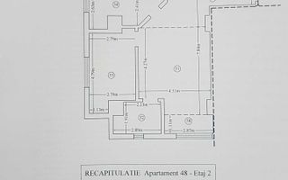 Apartament 2 camere cu loc de parcare, Cartier Visoianu, Iași - Lunca Cetățuii - Poză 7
