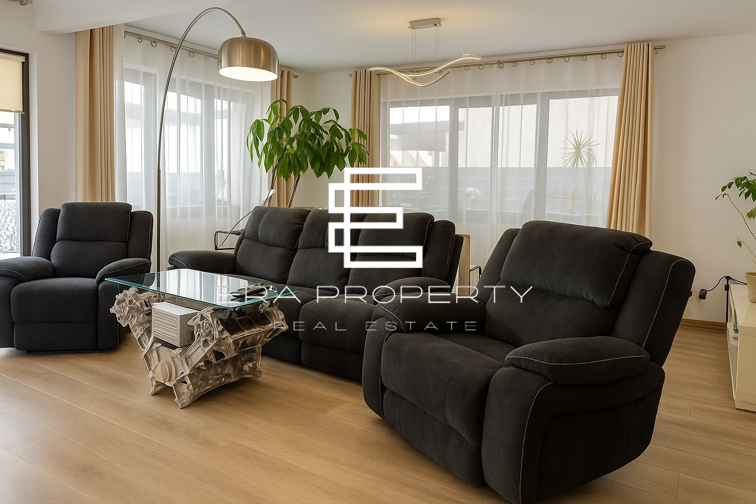 Duplex nou, complet mobilat și utilat, teren 300 mp – Cartierul Arhitecților - Poză 1