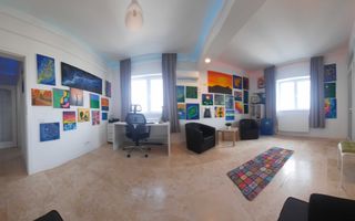 Studio Piata Romana, renovat complet, vedere panoramică dublă - Poză 1