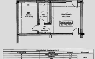 Ap2 92H Tautului Residence + GRADINA Parcul Poligon Sub Cetate - Poză 15