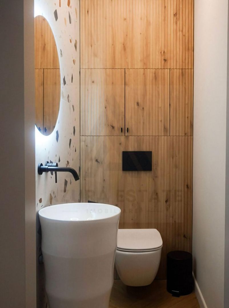 Apartament premium 3 camere, prima închiriere, garaj, balcon - Poză 9